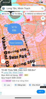 hót! 240m2 full thổ cư. 2 mặt tiền trước sau đường nguyễn hữu cảnh. giá đầu tư nhất