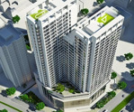 cho thuê căn hộ 2pn, 2wc, 70m2 tại hà nội center point, 16 triệu vnd
