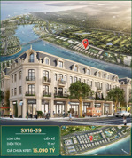 bán căn liền kề khu vịnh tiên mặt tiền - view sông - sân golf