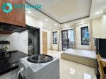 cho thuê căn hộ studio bancol, máy giặt riêng, rộng 40m2, full nt, ngay cầu vượt 3 tháng 2