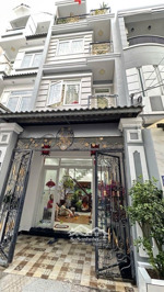 nhà 4 tầng 2 mặt hẻm hẻm xe hơi đỗ cửa 52m (4x13), 4pn 5wc, nhà mới, rất thoáng hẻm ôtô