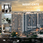 c/c west gate - căn 2 phòng ngủ cho thuê, có máy lạnh 7tr. lh hương xem nhà : 