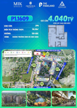 chạm ngõ thủ đô - sở hữu nhà đẹp với căn hộ 2pn cao cấp, dt 58m2, view đẹp, mức giá vô cùng hấp dẫn