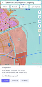 đất gần đường ven biển tân thành, gần goco bay đồng diều, kế bên cảng cá vàm láng