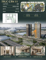 bán căn hộ 2pn lumière essence peak trục 11 view hồ giá tốt nhất dự án 7,3 tỷ