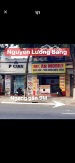nhà mặt tiền nguyễn lương bằng , mặt tiền rộng 9m