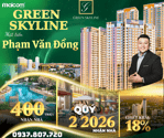 MUA GREEN SKYLINE CHỈ VỚI 400 TRIỆU-CHỈ 6 THÁNG NỮA NHẬN NHÀ-QUÀ TẶNG LÊN TỚI 400 TRIỆU cho KHÁCH HÀNG đủ điều kiện