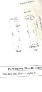 bán gấp nhà 2 mt - 2 tầng vị trí kinh doanh sầm uất đường lê đại hành