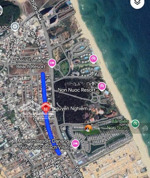 bán 2 lô đất biển liền kề mặt tiền đường nguyễn nghiễm gần bãi tắm non nước 200m đất giá 12 tỷ tl