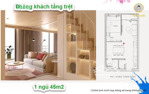 cho thuê chung cư 68m2 duplex 2 tầng sun urban