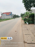 chính chủ bán lô đất 100m2 mặt đường tỉnh lộ 316 tân phương, thanh thủy, phú thọ