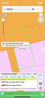 cuối năm cần tiền bán gấp lô đất 2 mặt tiền đường võ thị sáu, xã phú đông, 233 mét vuông có thổ cư