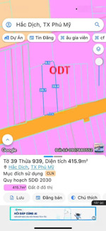 chính chủ bán lỗ đất sổ đỏ ngay khu công nghiệp b1 hắc dịch, phú mỹ phù hợp xây phòng cho thuê