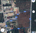 đất lớn long thành siêu hiếm: 44518m2, 2 mặt tiền trước sau, 100% đất ở, sẵn thổ cư sát lộc an