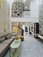 nhà mới siêu đẹp ở ngay - 4pn - lô góc ngay emart phan huy ích - full nội thất nhỉnh 6 tỷ