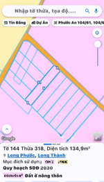 bán đất xã long phước, long thành, dt 135m2, trong đó có 121m2 thổ cư, giá rẻ cực tốt, lh ngay