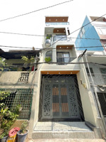 nhà xây mới 1 trệt 3 lầu hẻm xe hơi đường bình tiên quận 6