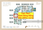 hiếm, căn 76m² view sông hồng siêu đẹp giá 11 tỷ noble crystal tây hồ. vay chỉ cần 2,2 tỷ ký hđmb
