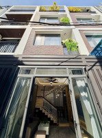 nhà đẹp- 3 tầng lầu- khu phố ẩm thực- gần công viên làng hoa - full nội thất- dọn vô trước tết