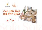 độc quyền. bán gấp căn 2pn 54m2 giá 4,2 tỷ tại sola park lh: 