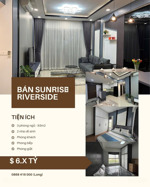 deal hời sunrise riverside 3 pn 2wc 94m full nội thất mới 100% 6,x tỷ