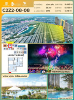 bán căn 2pn - giá tốt - tòa v2 eralandmark - tầng 8 - view bắn pháo hoa - vốn tự có 1.1 tỷ