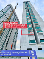 giỏ hàng cđt,căn góc view hồ bơi - hướng đông nam - 2pn-2wc diện tích 73,6m2 tại the emerald 68
