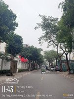 biệt thự mặt phố thọ tháp - sát cv cầu giấy - 190m2 mt siêu rộng: 14m - sổ đẹp - giá 86 tỷ có tl.