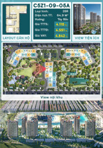 chỉ từ 4,1 tỷ - độc quyền căn hộ 2 pn view venice tại masteri grand coast