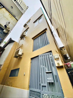 hẻm xe hơi nơ trang long, ngang 4,8m, 4tầng, 3pn, gần khu bv, giáp q1