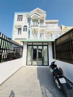 nhà mặt tiền view sông thạnh lộc 37, 1 trệt 3 lầu 100 m2 (4x25) giá 5,5tỷ