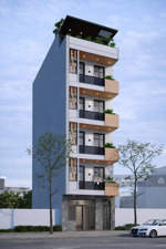 bán tòa căn hộ 6 tầng khuê mỹ đông đường 7,5m dòng tiền 1,2 tỷ năm