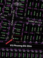 bán đất đường vũ phương đề villas thủ thiêm .p. thạnh mỹ lợi quận 2. 305m2 lô góc. 53 tỷ 375