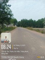 bán đất sổ riêng thổ cư xã đồi 61 trảng bom đồng nai nay thuộc xã an đồng nai viễn 100m2 giá 850tr