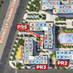 bán căn 1pn+1 48m2 giá 3,5 tỷ tầng trung view thoáng - toà paris cao cấp