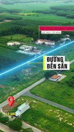 đất lô góc 2 mặt tiền tái định cư bàu đồn, gần kcn phước đông