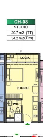 BÁN NHANH CĂN STUDIO TẦNG CAO VIEW THOÁNG PHÂN KHU LONDON TẠI VHOP1 CHỈ 2,29 TỶ THU VỀ