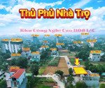 chỉ 1 lô duy nhất 100m2 full thổ cư đất lõi khu cnc hòa lạc, xây chung cư mini thu 100tr/tháng!