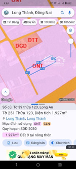 bán lô đất có 1000m2 thổ cư có sẵn giấy phép xd 6 lầu đường ôtô 1/ giải phóng sát khu tmdv, giá rẻ