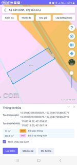 bán gấp 10x38 hẻm nguyễn thông, tân bình, lagi, bình thuận. sẵn 120m2 thổ cư. giá ngợp