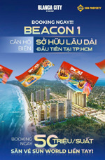 beacon 1 blanca city- căn hộ biển sở hữu lâu dài tại hcm | booking 50 triệu tặng voucher sun world