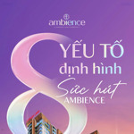quỹ căn đẹp the ambience gamuda hải phòng, 42 - 54m2, 1 - 1pn +, 1wc giá chỉ từ 3,2tỷ