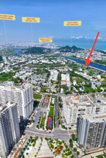 lô đất biệt thự 300m2 sát sông . ngay quảng trường ánh sáng . khu đô thị phú mỹ an . chỉ 50tr 1m2