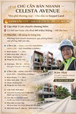bán shophouse 6pn, 6wc tại celesta avenue, nhà bè, 36 tỷ, 196m2, hot!