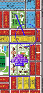 bán lô đất ngay khu chung cư noxh đang xây dựng 