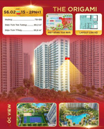 căn 2 phòng ngủ+ 69.2m2 origami giá tốt nhất giỏ hàng ký trực tiếp chủ đầu tư 3 tỷ 931 full in