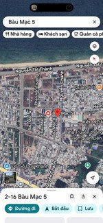 bán cặp đất mặt tiền bàu mạc 5, dt 10x25m, ngay sát biển nguyễn chánh