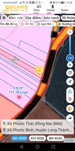 bán đất tại phước bình, long thành, đồng nai, 6,4 tỷ, 2280 m2, pháp lý đầy đủ, uy tín