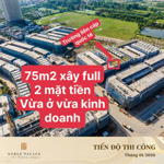 hàng hiếm noble ttl lk 2 mặt tiền 75m2, 5 tầng . gần trường học vừa ở vừa kinh doanh. nhỉnh 15 tỷ