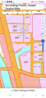 Đất Thủ Lễ Quảng Phước Cũ Gần Sịa, Lô 2 Mặt Tiền Rất Đẹp